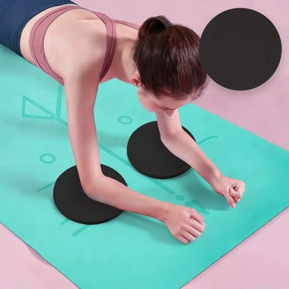 1 PCS Yoga Support Pad - Non-Slip Cushion for Yoga, Fitness, Meditation, Kneeling, Multi-Purpose Joint Protection Pad - color: Black