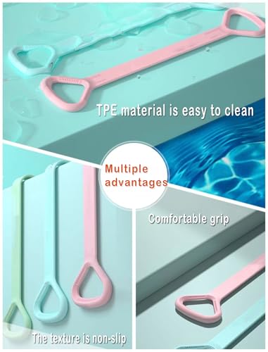 Figure 8 Resistance Band, Arm Back Shoulder Exercise Elastic Rope Stretch Fitness Band, Foot, Leg, Hand Stretcher, Arm Exerciser for Yoga Pilates Stretching Physical Therapy, Home Gym Workout - color: 블루.