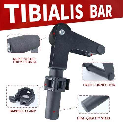 Solo Tib Bar Tibialis Trainer Tibialis Bar Fit 2 Inch Weight Plates - size: NBR Thick Sponge-Diameter 25MM