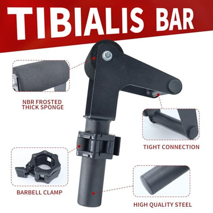 Solo Tib Bar Tibialis Trainer Tibialis Bar Fit 2 Inch Weight Plates - size: NBR Thick Sponge-Diameter 25MM