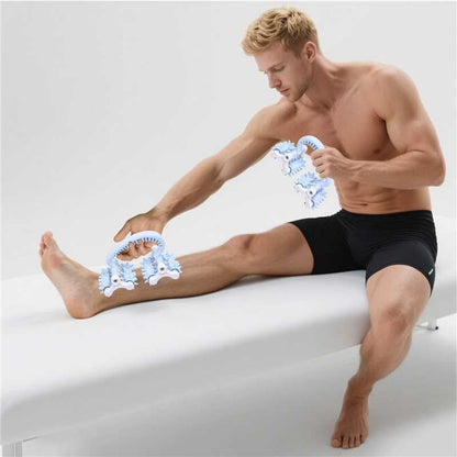 Cellulite Massage Tool,Anti Fascia Release Muscle Cellulite Roller - color: Blue
