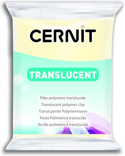 Cernit Transparant Clay 56g, Sapphire, 7 x 5.5 x 1.5 cm - color: Sapphire
