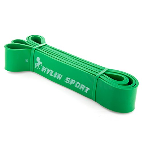 Resistance Band Assisted Pull Up Bands Training Yoga Pilates Elastic Loop Stretch for Cross Workout Gymnastics Power-Lifting - color: Green