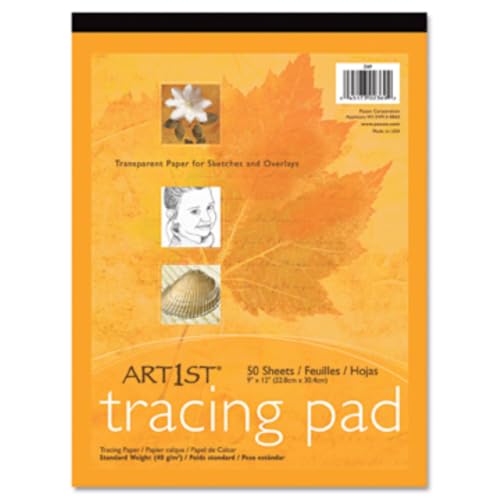 UCreate Tracing Pad, White, 9" x 12", 50 Sheets