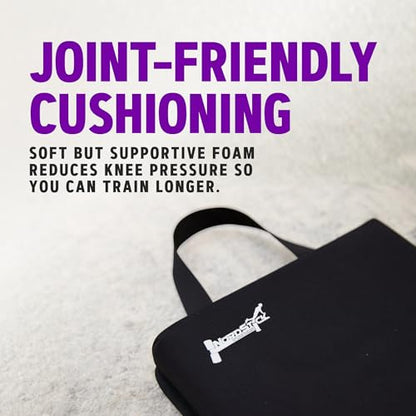 Nordstick Nordic Curl Knee Pad - Premium Soft Feel and Extra Thick - Pad Provides Cushion for Knees and Elbows - Durable & Portable Exercise Mat For Many Workouts And Everyday Tasks - size: Compact