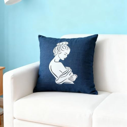 TIAMECH A4 Reusable Woman Profile View Stencil for Painting | Bun Hair Layering Template, DIY Wall Art, Wood Furniture, Scrapbook & Crafts (8.3x11.7inch) - style: Woman Profile View