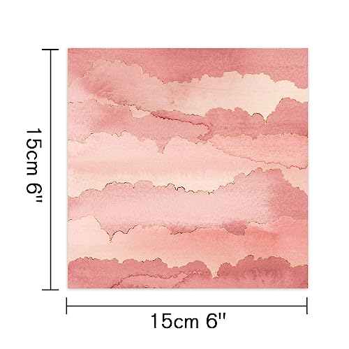 Scrapbook Paper, 24 Sheets 6"×6" 160gsm Single-Sided Patterned Cardstock | Vintage Decopodge Scrapbook Supplies, Junk Journal Decorative Crafts DIY Album Card Making Art Journaling.Cactus - color: 24 sheets-cactus