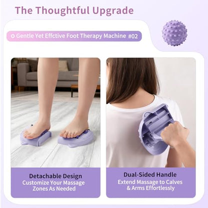 Foot Massager for Plantar Fasciitis Relief, Foot Roller with Massage Ball,Neuropathy Pain Relief Foot Massage,Gift for Adult (Includes Reflexology Chart)