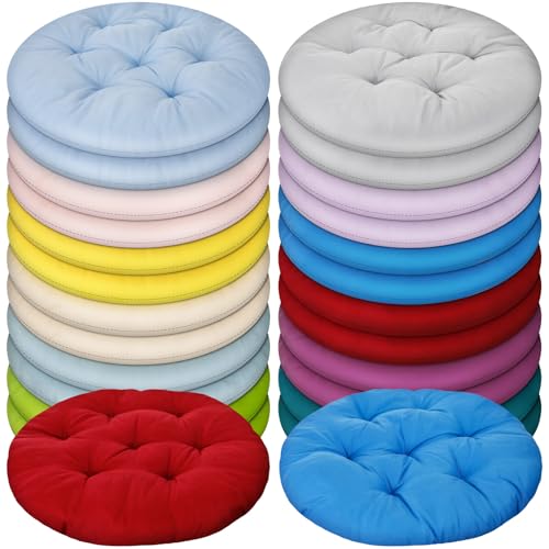 Tinideya 24 Pcs Floor Cushions Classroom,Large 19 Inch,Multi Color - color: Multi Color, size: Large 19 Inch