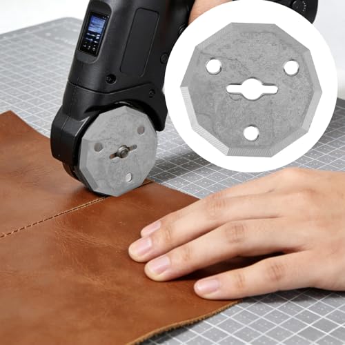 3pcs Replacement Rotary Blades for Fanttik C10 Pro Electric Scissors, Premium Replacement Cutter Blades with Screwdriver for Cutting Cardboard Box Fabric Paper