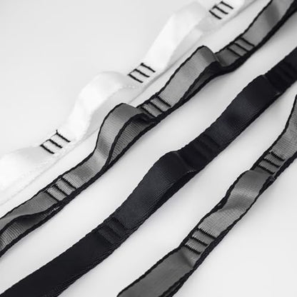10PCS Nylon Daisy Chain Straps 23 KN for Aerial Yoga Hammock Swing Adjustable Aerial Silk Extender Hanging Rope for Aerial Yoga Belts 3.6FT 5.9FT Long