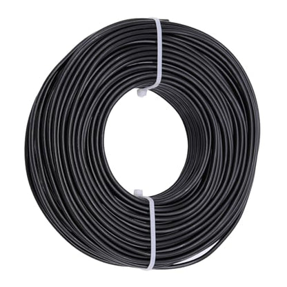 15 Gauge Aluminum Craft Wire, 100 Feet 1.5mm Bendable Metal Wire for Jewelry Making, Sculpting and Floral Design, Soft Armature Wire for DIY Crafts (Black) - size: 15 Gauge(1.5mm), style: Black