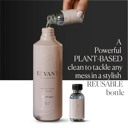 L'AVANT Plant-Based All Purpose Cleaner Spray, Blushed Bergamot, 16 Fl Oz - size: 16 Fl Oz (Pack of 1)