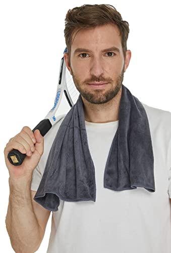 HOPESHIN Gyms Yoga Towels - Absorbent Microfiber Workout Towels for Men & Women, Soft, Fast Drying 3 Pack, 16x32 Inch