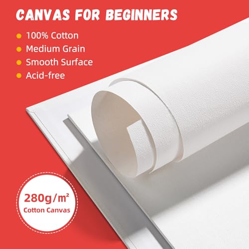 11x14 inch 84 Pack Flat Painting Canvas Boards- Gesso Primed - size: 11"x14"- 42pcs (Pack of 2)
