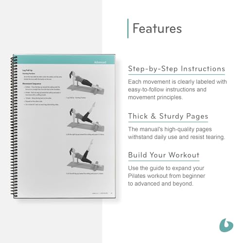 Balanced Body Mat and Roller Guide, Pilates Mat and Roller Guide for Workout Equipment, for Home Gym or Studio Use - size: Mat and Roller