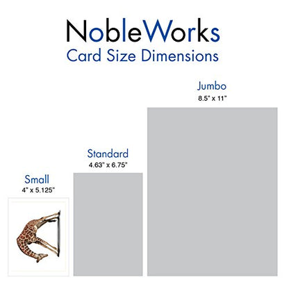 The Best Card Company - 20 Blank Yoga Animal Cards (4 x 5.12 Inch) - All Occasion Set (10 Designs, 2 Each) - Zoo Yoga AM6547OCB-B2x10 - style: Zoo Yoga