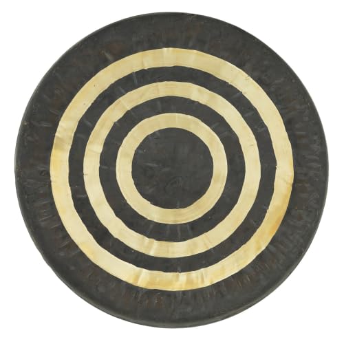 Unlimited Lunar Flare Gongs - Includes Mallet & Rope/Sound Healing & Meditation Instrument/Bronze Chinese Gong/Deep Lingering Tones - size: 10"