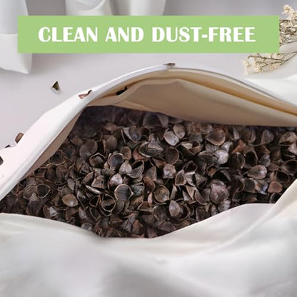 USlixury Buckwheat husks - 1 LB Pillow Fillings, Stuffing Bulks, 100% Buckwheat Pillow Replacement
