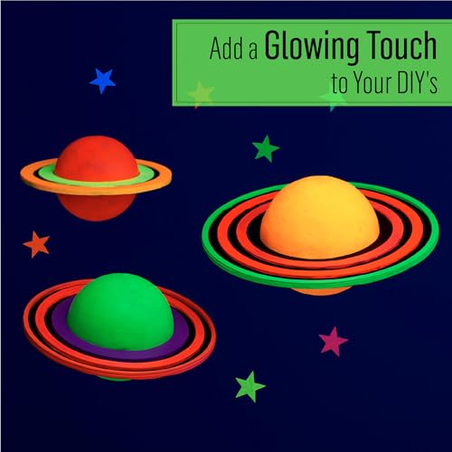 FolkArt Glow-in-the-Dark Acrylic Paint, 2 oz., Red - color: Red, size: 2 Fl Oz (Pack of 1)
