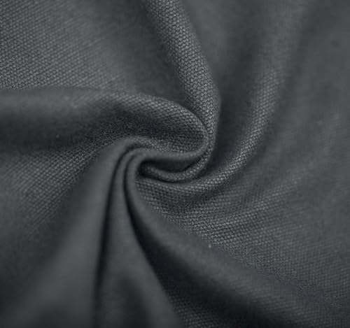 Cotton yoga mat bag with Pockets and Adjustable Strap - Full Zip Cargo Yoga Mat Carrier Bag - Bag for 1/4" 1/3" Thick Yoga Mat - color: Black, size: L