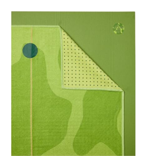 Manduka Yogitoes Hot Yoga Mat Towel - 71" | Moisture Activated Grip | Patented Silicone Nubs | Highly Absorbent, Durable & Easy Care | Made from Recycled Materials | 71 x 24 Inches | Forrest - color: Forrest, size: 71" x 24"