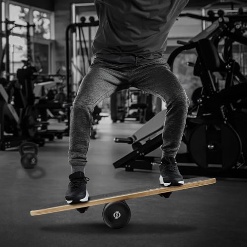 Philosophy Gym Balance Board, Wooden Balance Exercise Trainer