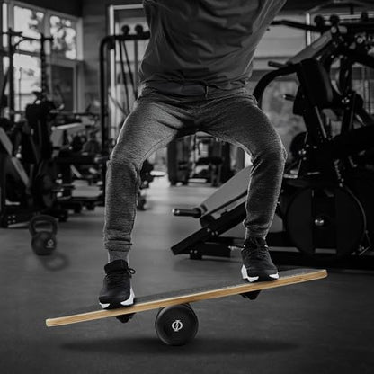 Philosophy Gym Balance Board, Wooden Balance Exercise Trainer