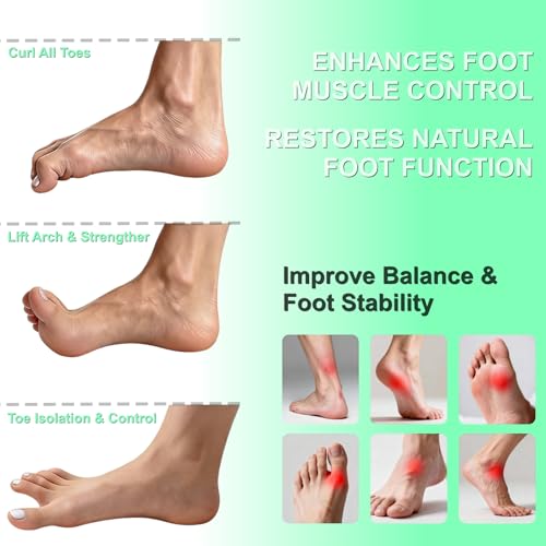 4-in-1 Cork Balance Board Kit, Foot & Ankle Strengthener with Massage Roller/Ball, Premium Natural Cork Foot Strengthener, Ankle Stability Trainer for Balance & Mobility, Plantar Fasciitis Relief & Fall Prevention