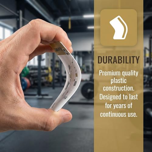 Bodyweight & Dumbbell & Suspension1 Workout Cards - 150 Large 5"x3.5" Exercise Cards with 36 Strength Moves, Home & Gym Fitness Cards for Men & Women, Beginner Fitness Guide - color: c. Brown1