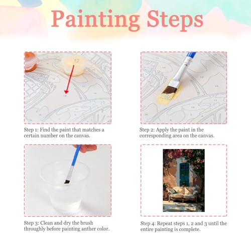 Auremi Paint by Number Kits - color: Paint by number 010