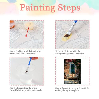 Auremi Paint by Number Kits - color: Paint by number 010