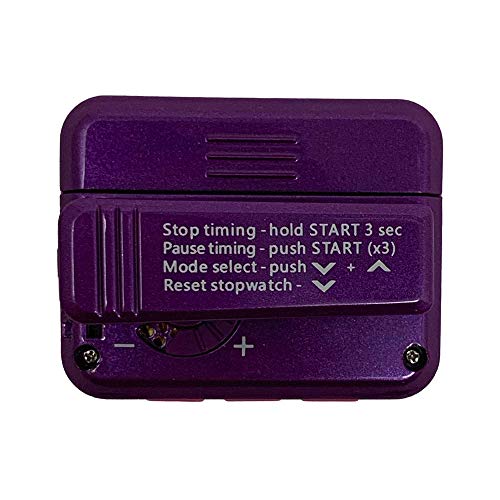 Gymboss Plus Interval Timer and Stopwatch (Violet/Pink) - color: Violet / Pink