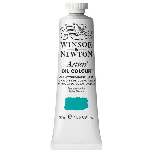 Winsor & Newton Artists' Oil Color, 37ml (1.25 oz) Tube, Cobalt Turquoise Light - color: Cobalt Turquoise Light, style: 1.25-oz Tube