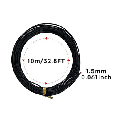 2 Rolls 10 M X 1.5 mm Aluminum Craft Wire, Flexible Metal Craft Wire, Bendable Armature Wire for Sculpting, Jewelry Making, Doll Making, Bonsai Training, DIY Crafts(Black) - size: 10 M X 1.5 mm, style: Black