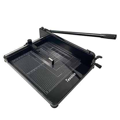 TEXALAN(R) Heavy Duty Guillotine Paper Cutter Black 400 Sheets Stack Paper Trimmer (A3-17'' Paper Cutter) - size: A3-17'' PAPER CUTTER