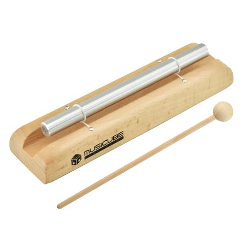 Meditation Chime C-Tone Chime Wooden Hand-held Chimes for Classroom Management, Yoga, Meeting and Sound Therapy, Chime Mallet Included 110801-NEW - size: C-tone
