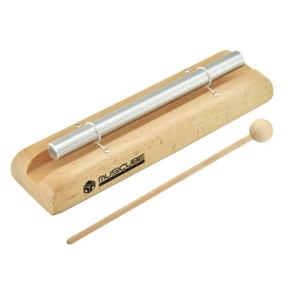 Meditation Chime C-Tone Chime Wooden Hand-held Chimes for Classroom Management, Yoga, Meeting and Sound Therapy, Chime Mallet Included 110801-NEW - size: C-tone