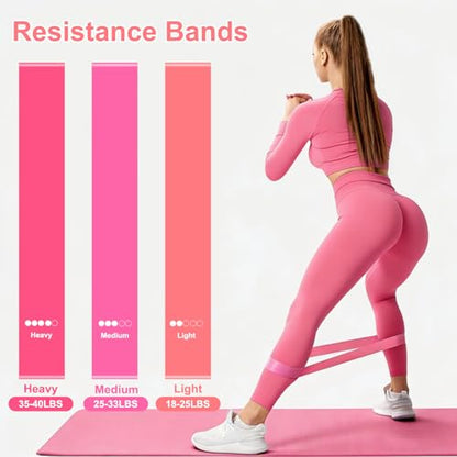 Pilates Equipment Set for Women, Pilates Ring and Ball Set with 15" Magic Circle & Resistance Bands, Perfect Mother's Day Gift for Home Workout, Ideal for Beginners and Yogis