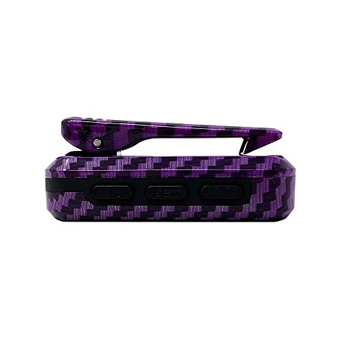 Gymboss Charge Interval Timer and Stopwatch & Watchstrap - Bundle - color: Carbon Purple