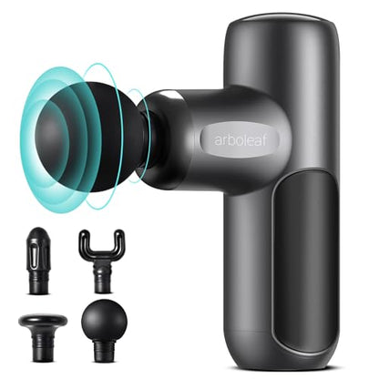 arboleaf Mini Massage Gun, Deep Tissue Percussion Massager Back Pain Relief - color: Slate Gray