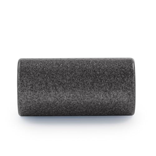 Sunny Health & Fitness 12" Black High-Density Yoga Foam Roller | Muscle Relief, Physical Therapy, Post-Workout Recovery, Improved Flexibility, Home, Gym, Rehab Use, Full-Body Use - color: Black, size: 12-Inch