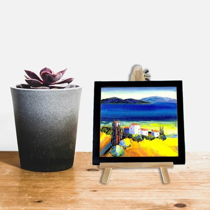 8 Pack Wooden Easel, Small Easels for Display, Mini Easel Tabletop Easels Stand for Painting, Canvases, Art, Crafts