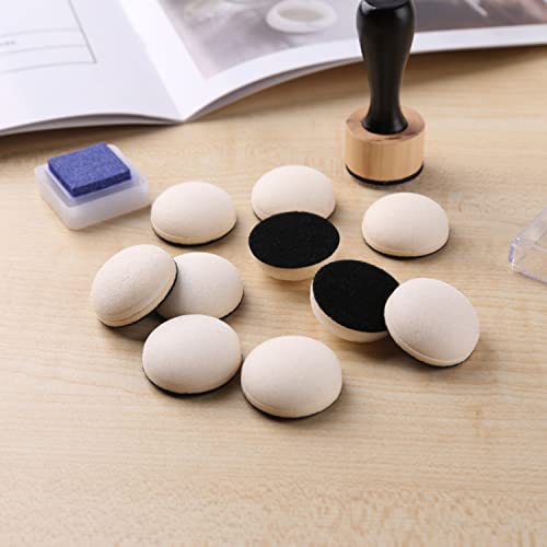 Mini Ink Blending Tool,with Foams Replacement Refill Foam Tool for Foams Scrapbooking Painting Drawing Art Supplies Handle Ink Tools Embossing Stencils - color: 1 Handle+12 Replacement Foam