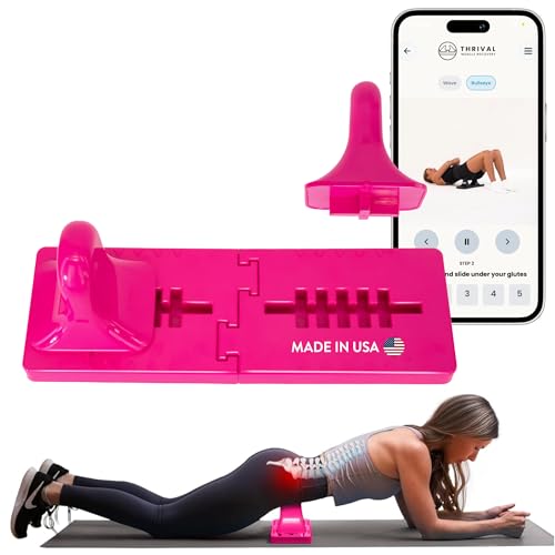 Thrival Bullseye, Adjustable Psoas Muscle Release Tool, Pink - color: Pink, size: Thrival Bullseye