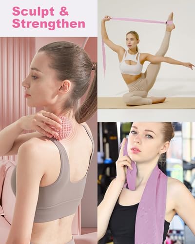Pilates Essential Kit, Pilates Equipment Set for Women with Pilates Ring and Ball Set, Resistance Bands, Jump Rope and Core Sliders at Home Pilates Kit for Women Yoga Fitness Workouts&Better Me Gifts