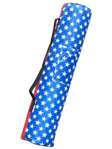 43"x9"x9" (US Flag, L) Replacement Bag for Folding Camping Chair, Camp Chairs, Hammock, Yoga Mat, Beach Chair, Umbrella, Tent Bag 420D Oxford Polyester Fabric w/Side Pockets American Flag - color: US Flag, size: Large 43"x9"x9"