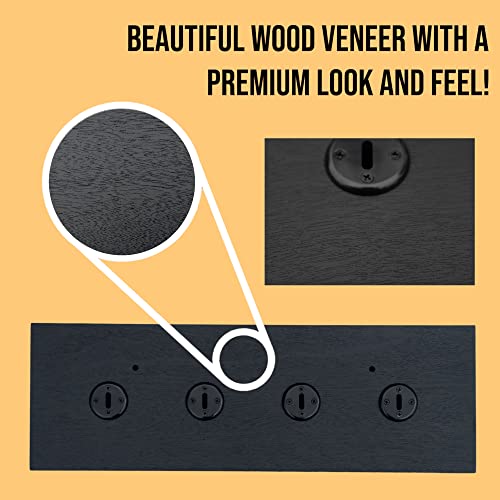 Tonal Accessory Shelf (Black, 16" Shelf Premium - 4 Mounts) - size: 16" Shelf Premium - 4 Mounts