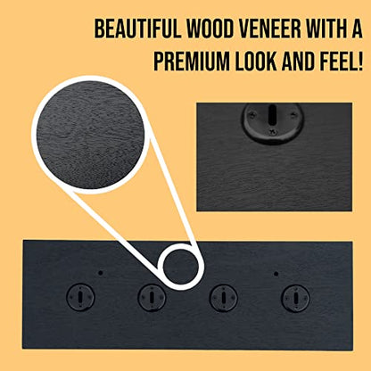 Tonal Accessory Shelf (Black, 16" Shelf Premium - 4 Mounts) - size: 16" Shelf Premium - 4 Mounts