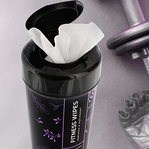 Wipex Screen Wipes & Gym Wipes Combo Pack - 75ct Gym Equipment Canister & 24ct Individually Wrapped Fitness Touch Screen Cloths, Safe for Yoga Mats & Electronics, Lavender Scent - size: 1 Count (Pack of 99)